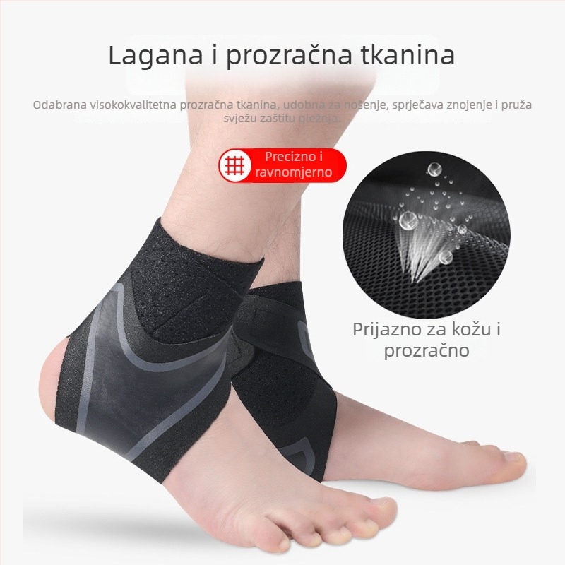 Elastični kaiš za gležanj, udoban i prozračan, bez stezanja, za svakodnevne šetnje, treninge i sport, zaštita od uganuća gležnja