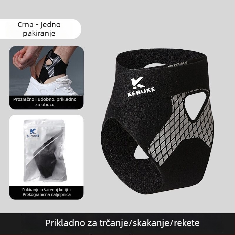 Cross-Border sportski gležni zaveznik s otvorenim dizajnom kompresije, zaštita od uvrtanja, za trčanje i košarku