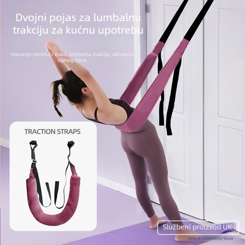 Lumbalni trak za podršku donjeg struka i istezanje kralješnice, kućna uporaba, trak za vuču vrata