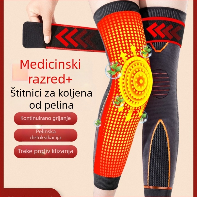 Proširena navlaka za koljeno za zagrijavanje, neklizajuća zaštita za starije osobe, uniseks sportska podrška za jesen-zimu