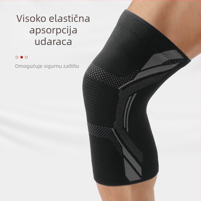 Sportski koljeni štitnici od pletenog najlona, upijaju vlagu, prozračni, protuklizni, za košarku, badminton i fitness