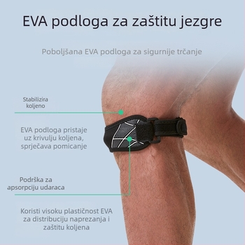 Profesionalni zaštitni kaiš za koljeno s patelom – za trčanje i badminton
