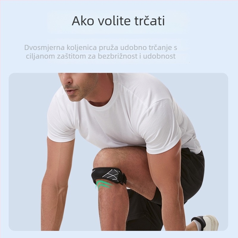 Profesionalni zaštitni kaiš za koljeno s patelom – za trčanje i badminton