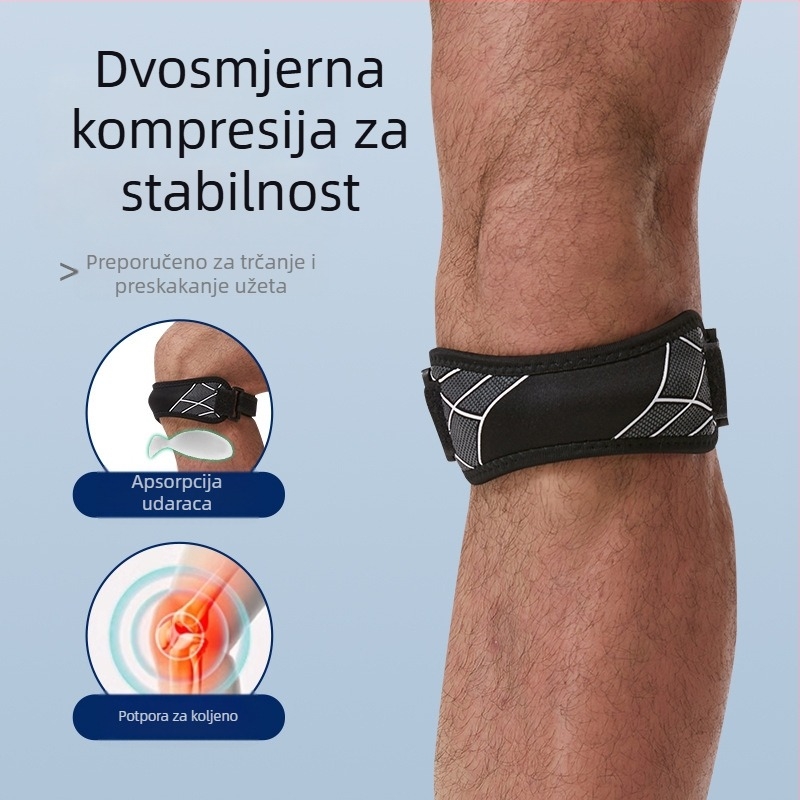 Profesionalni zaštitni kaiš za koljeno s patelom – za trčanje i badminton