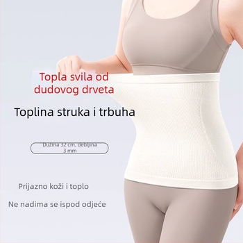 Svilenni pojas za struk za spavanje, bešivni potporni pojas za struk, lagan za jogu i ples, prozračan i tanak za zimsku upotrebu