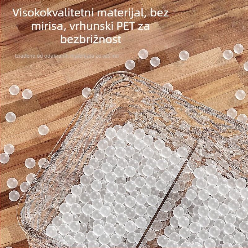 Podijeljena kutija za pohranu donjeg rublja s pet pretinaca, stolni organizator