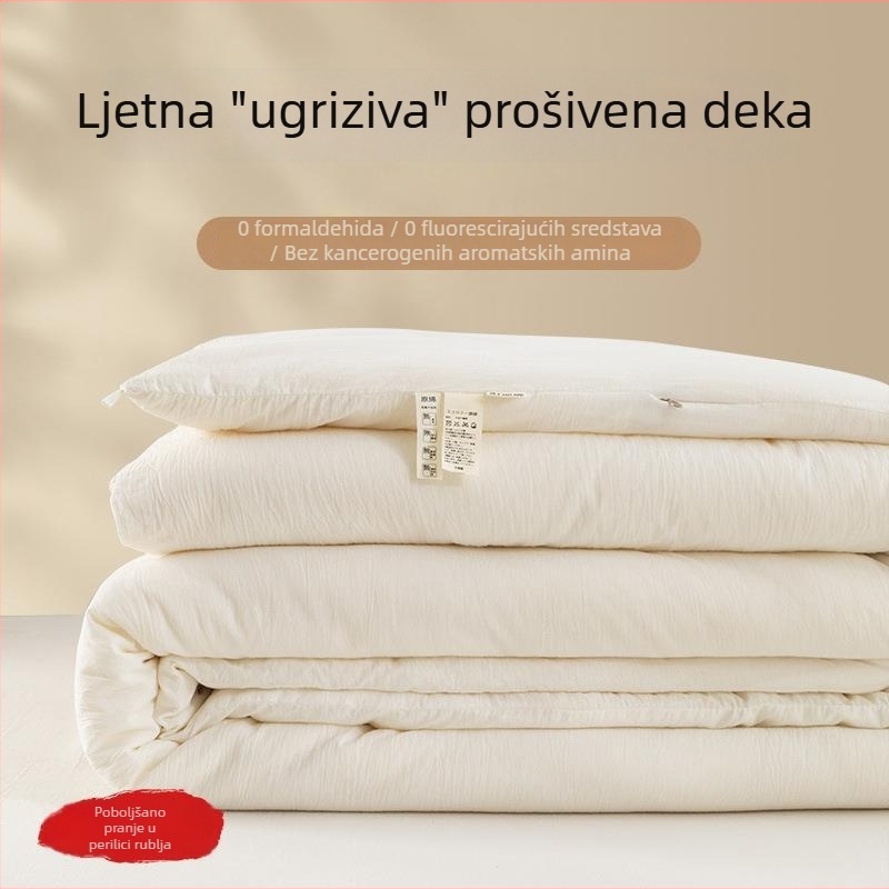 Ri Zhi Nishikawa četverosezonska jednoliječna deka s punjenjem od sojinog vlakna, tkanina od kemijskih vlakana, 7–8 kg