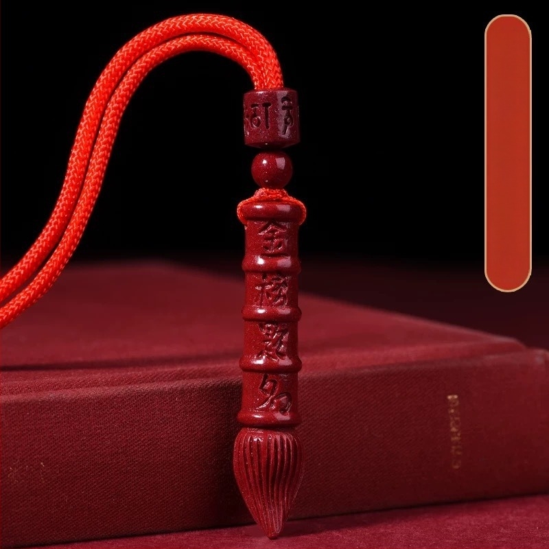 Cinnabar Wenchang privjesak za studente, unisex, talisman uspjeha na ispitima