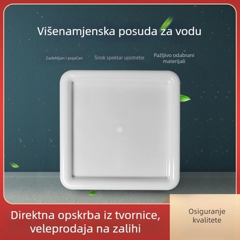 Debeli pravokutni kuhinjski odvodni pladanj, prozirni polipropilen