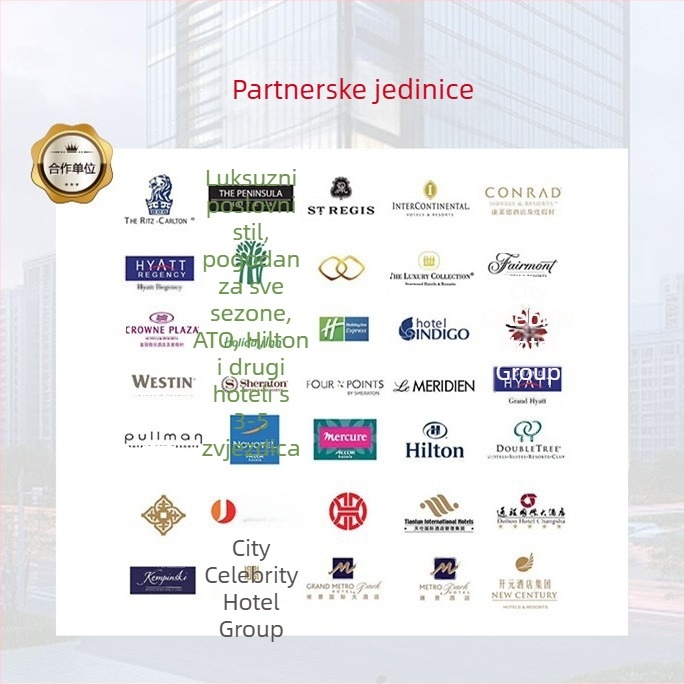 Bijeli set posteljine od pamukovog satena s 60 vlakana, četverodijelni set za hotel