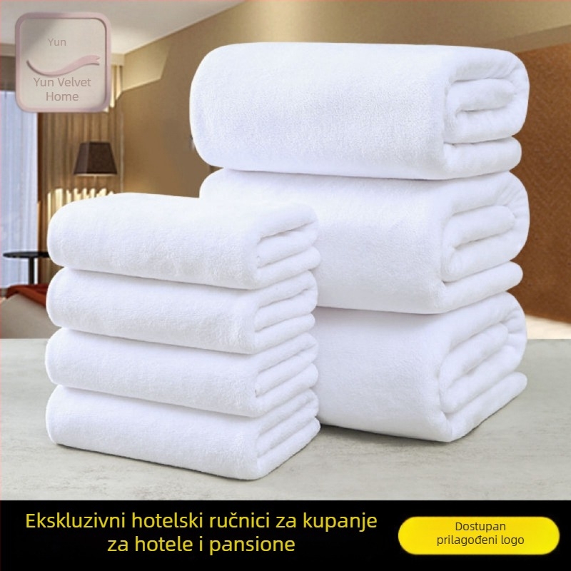 Hotel ručnici od mikrovlakna, bijeli, jednokratni, za opću uporabu