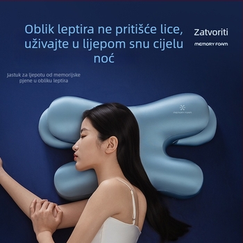 Anti-age vankuš za ljepotu od memorijske pjene, za kućnu upotrebu, za jednu osobu, jastuk za duboki san, podrška za vrat pri bočnom spavanju, bez pritiska na uho