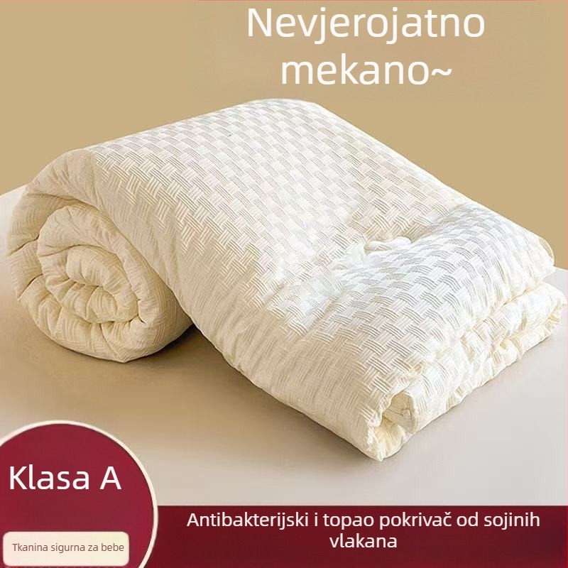 Jorgan od vlakana soje za četiri godišnja do doba, debeli zimi toplinu, ljeto osvježavajući, pogodan za studentski dom, dvostruki krevet