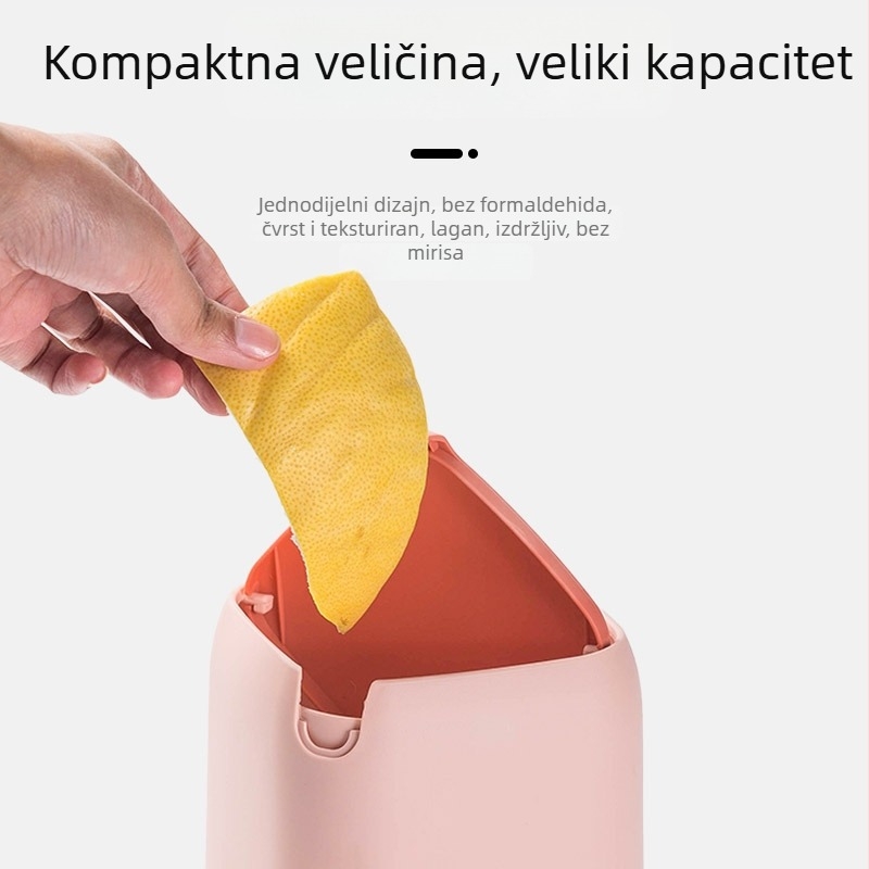 Mini kantu za otpad na stolu u nordijskom stilu, slatka kućna i uredska papirnata košarica, mali kreativni otpadni spremnik