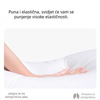 Trudnički jastuk u obliku morskog konja, podrška vrata i kralježnice, pomoć za san, podrška struka, duga jastuk za bočni san