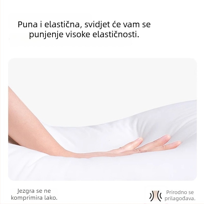 Trudnički jastuk u obliku morskog konja, podrška vrata i kralježnice, pomoć za san, podrška struka, duga jastuk za bočni san