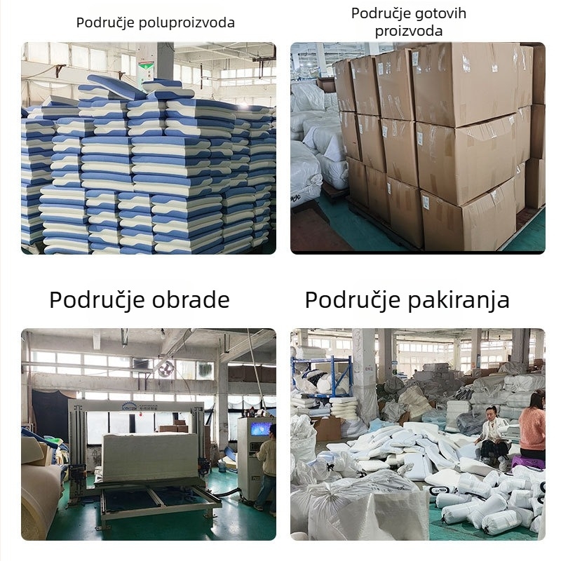 Jastuk od memorijske pjene s sporim odskokom, podrška za vrat