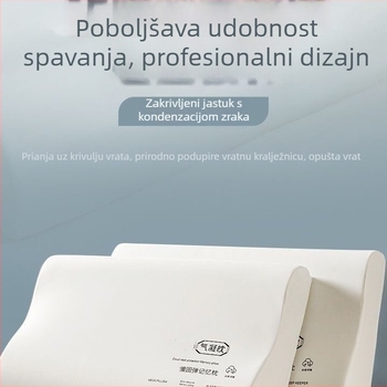 K80 jastuk od memorijske pjene za vrat, nulti tlak, spori oporavak, pravokutnog oblika, visina 5–10 cm, težina 0,5–1 kg