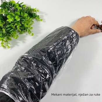 Prozirne jednokratne rukave, otporne na vodu i masnoće, debeli plastični materijal, univerzalna veličina, za žene na poslu tijekom jeseni i zime