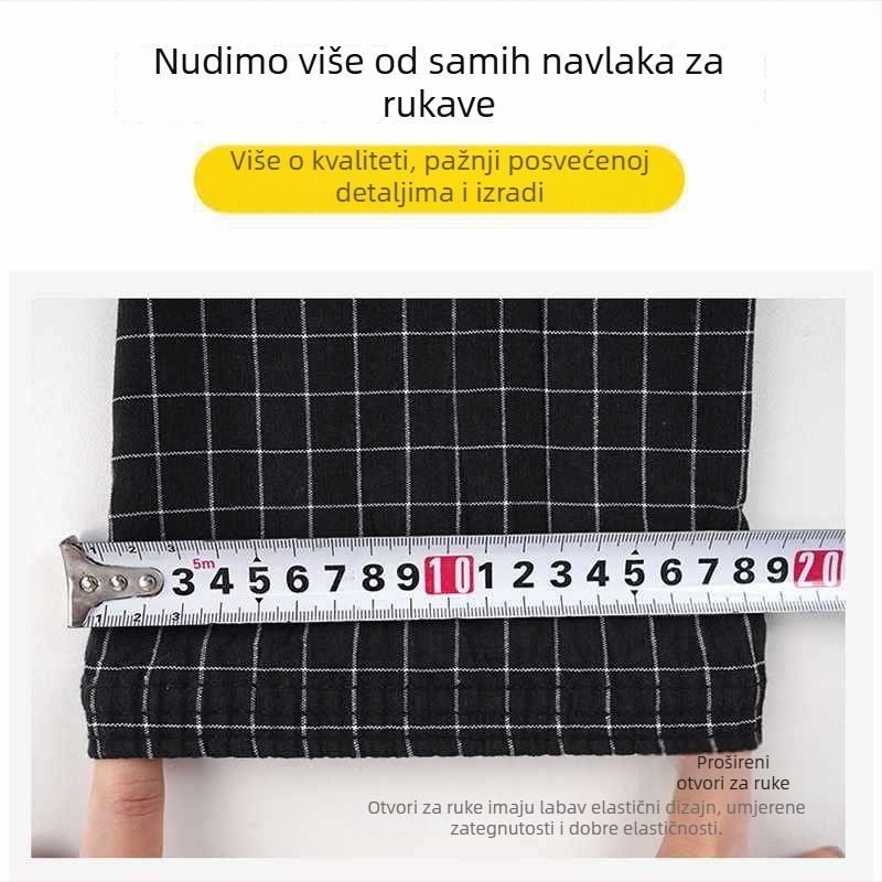 Unisex dugi pamučni zaštitni rukavi za kuhinju, protiv prljavštine, jesen-zima