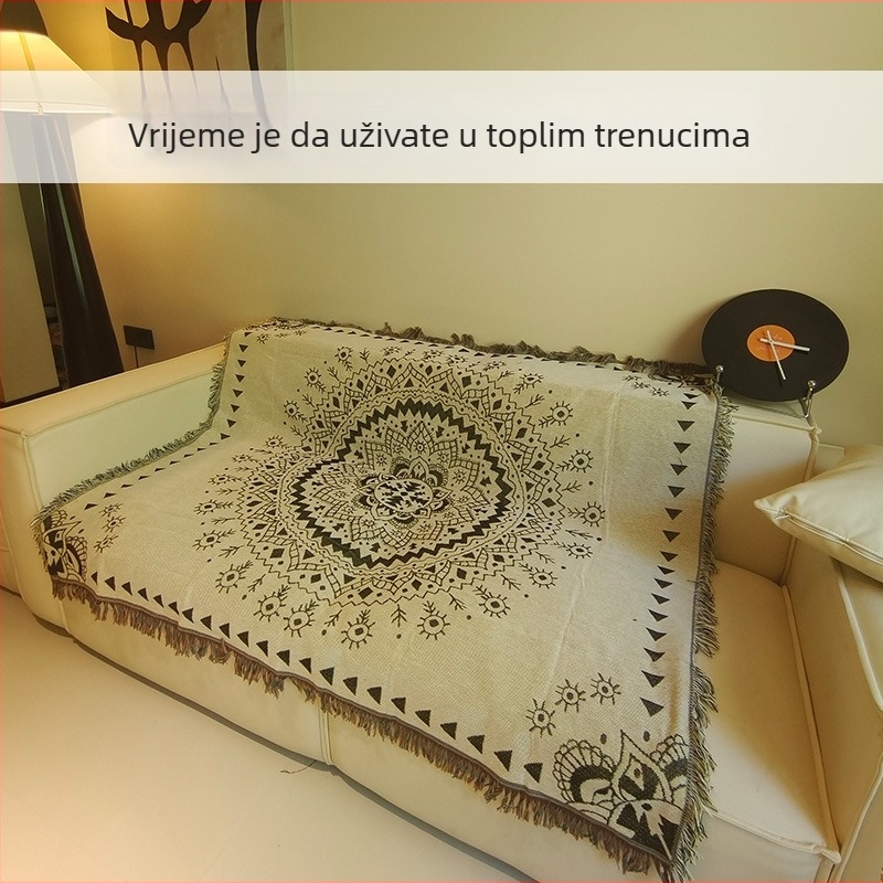 Nordijskog stila: deka za kampiranje na otvorenom i gobelin za krevet i kauč — prašinu otporna, potpuno prekrivanje