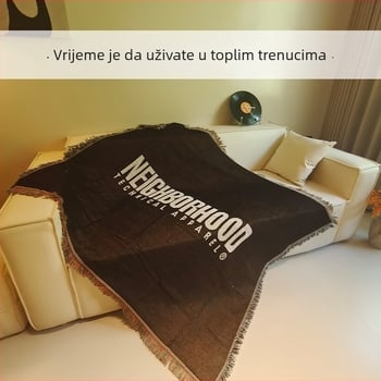 Protuklizna, otporna na mrlje jednodjelna plažna krpa s punim pokrivanjem kauča, žakard tkanina