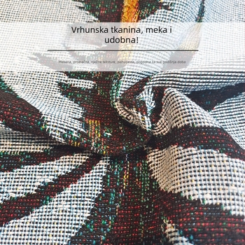 Premium crtani Jacquard gobelin navlaka za kauč - prašinu otporna, potpuno pokrivanje (poliestersko-pamučna smjesa, 800–999 g)
