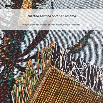 Premium crtani Jacquard gobelin navlaka za kauč - prašinu otporna, potpuno pokrivanje (poliestersko-pamučna smjesa, 800–999 g)