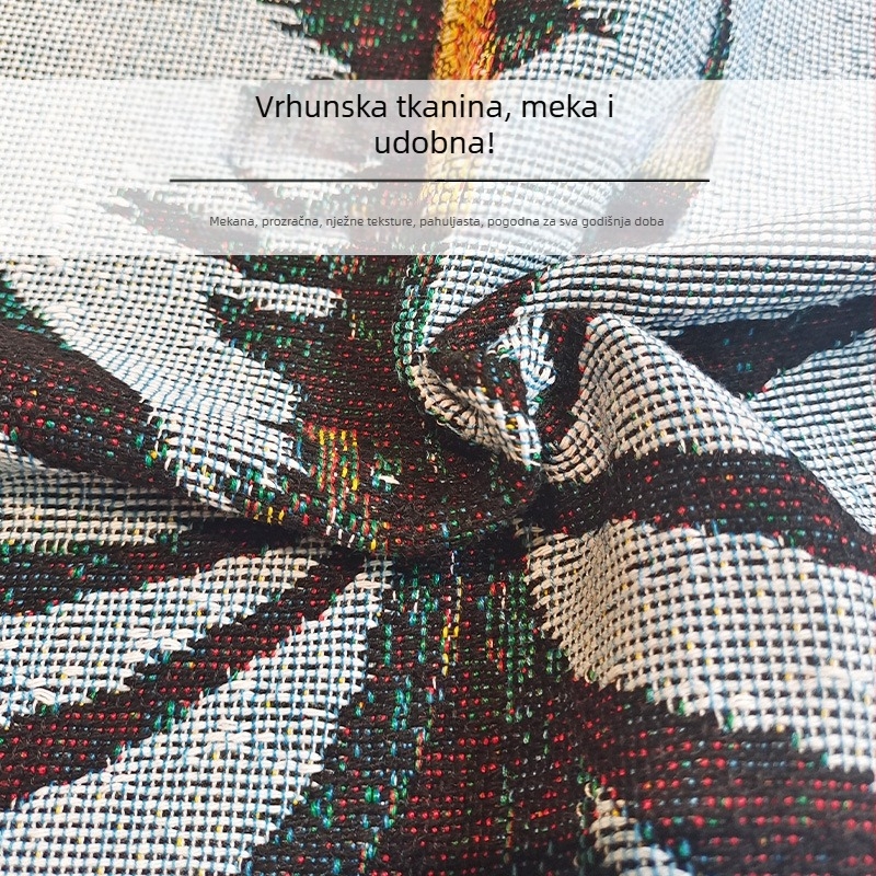 Premium crtani Jacquard gobelin navlaka za kauč - prašinu otporna, potpuno pokrivanje (poliestersko-pamučna smjesa, 800–999 g)