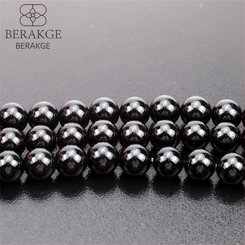6/8 mm prirodno bijeli ahat kuglice, crne ahat kuglice i ametist kuglice za DIY nakit – okrugle kuglice