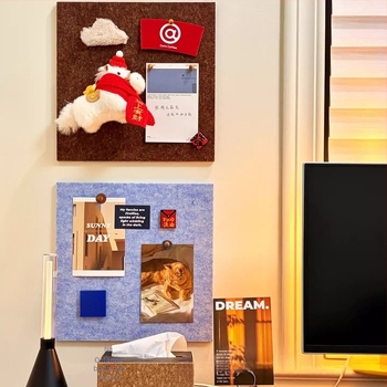 Dopamin boje filc naljepnice za zidove, trodimenzionalne, bez bušenja rupa, DIY prikaz fotografija
