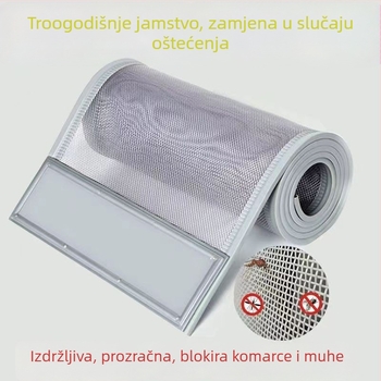 Magnetska mrežasta zavjesa za ulazna vrata, ljetna zavjesa protiv komaraca, samoljepljiva magnetska zavjesa za kućnu i poslovnu upotrebu, prozračna zaštita od muha