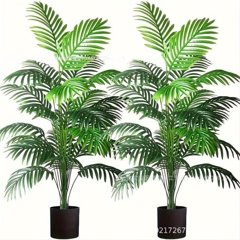 Umjetni listovi Areca palme i paprati za unutarnju dekoraciju, visina 30–100 cm, dekorativni dodaci