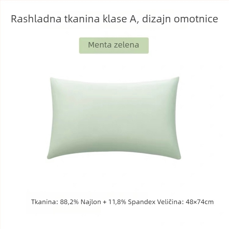 Hlađujuća Ice Silk navlaka za jastuk s unutarnjom presvlakom od najlona, Klasa A, za jezgru jastuka, ljeto