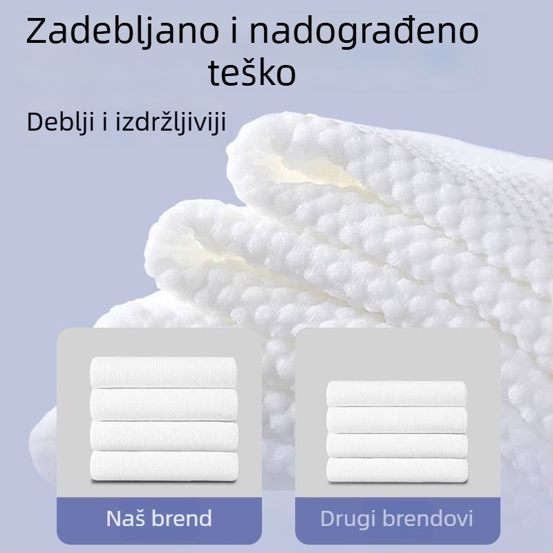 Jednokratne, izuzetno debeli ručnici s individualnim pakiranjem za hotele i kuće za goste, za mokru i suhu upotrebu