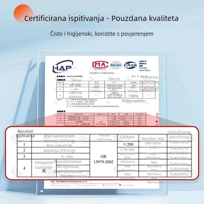 Jednokratne, izuzetno debeli ručnici s individualnim pakiranjem za hotele i kuće za goste, za mokru i suhu upotrebu
