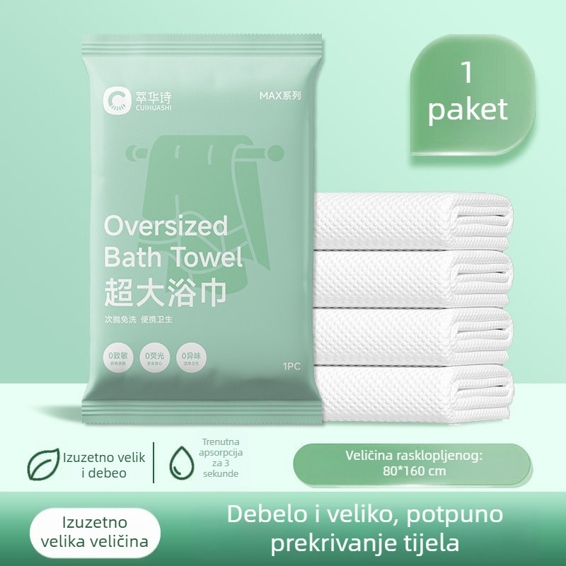 Jednokratne, izuzetno debeli ručnici s individualnim pakiranjem za hotele i kuće za goste, za mokru i suhu upotrebu