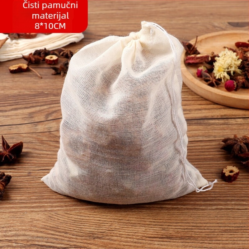 Pamučna filtr vrećica za čaj i dekocije, vrećica od gaze