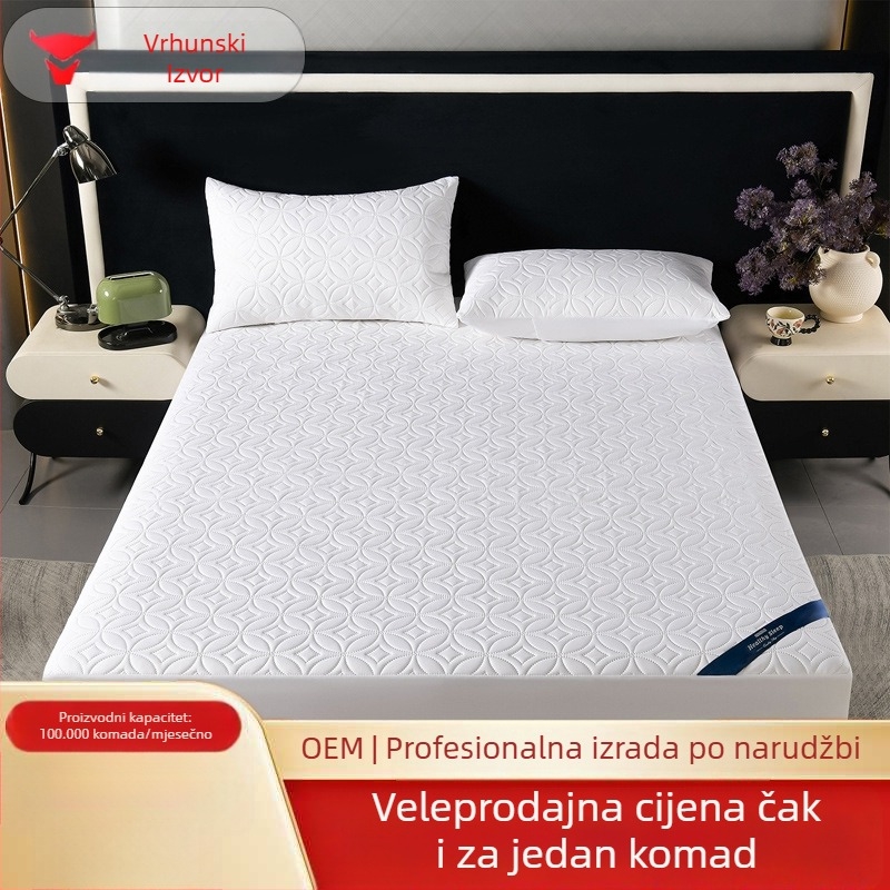 Nova vodootporna navlaka za madrac s uzorkom bakrenih novčića i pamukom, pogodna za sve sezone, protuklizna, prozračna, otporna na urin, potpuno pokrivanje madraca