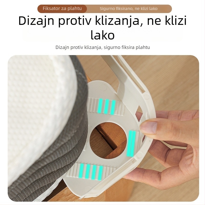 Držači za plahtu u japanskom stilu, protuklizni, bez igle, nevidljive klipse s utorom