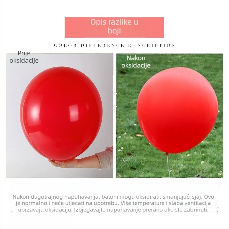 Mat 36-inčni mat latex balon velikih veličina za dekor dječjih rođendana i vjenčanja u makaron bojama