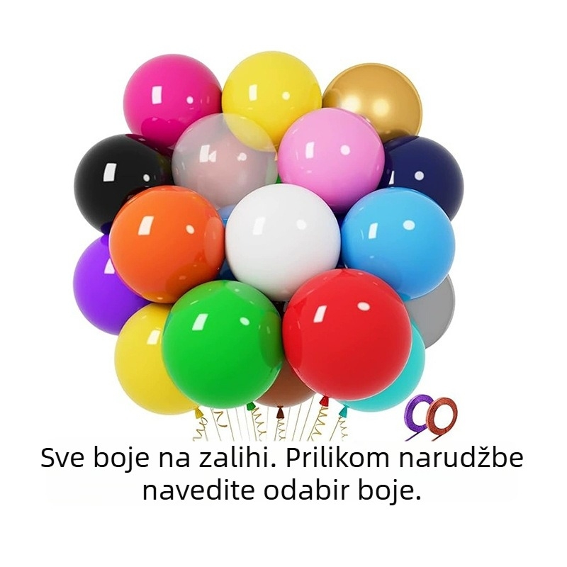Mat 36-inčni mat latex balon velikih veličina za dekor dječjih rođendana i vjenčanja u makaron bojama