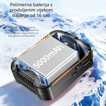 Ventilator za pojas s poluvodičkim hlađenjem, mini prijenosni klima uređaj za vanjsku upotrebu