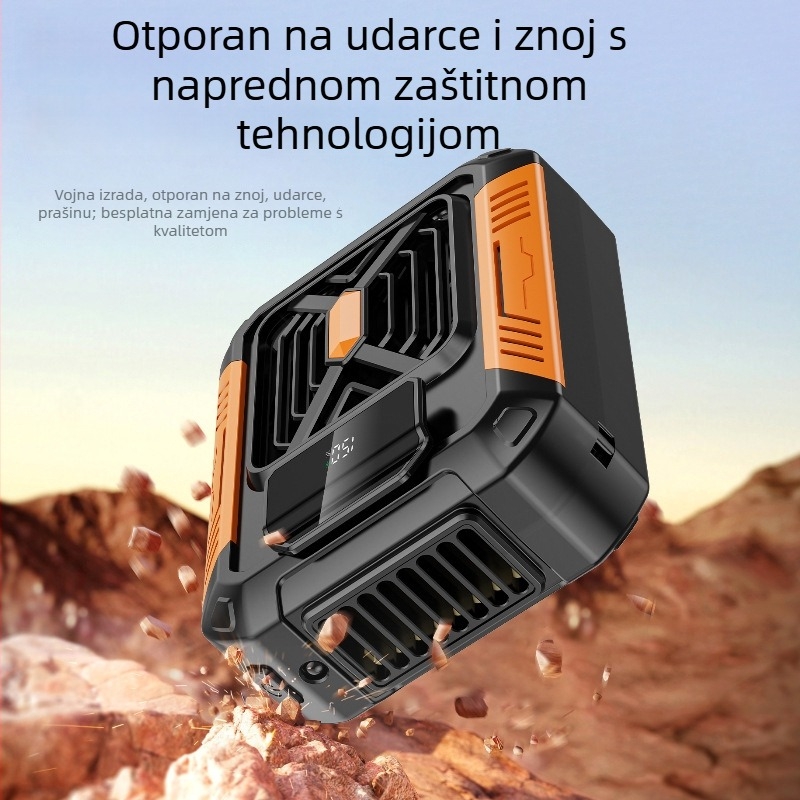 Ventilator za pojas s poluvodičkim hlađenjem, mini prijenosni klima uređaj za vanjsku upotrebu