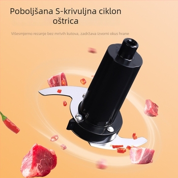 Električni mlinc za češnjak, mljevač mesa i povrća
