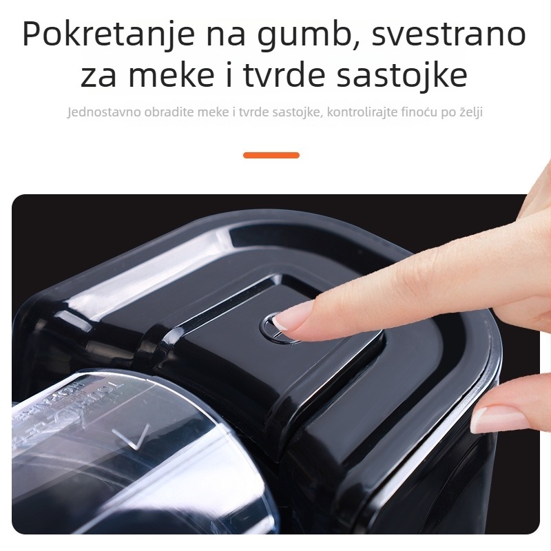 Električni mlinc za češnjak, mljevač mesa i povrća