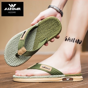 Aizomr muške flip-flop sandale za proljeće i ljeto, EVA pjena, visoka elastičnost, bez mirisa