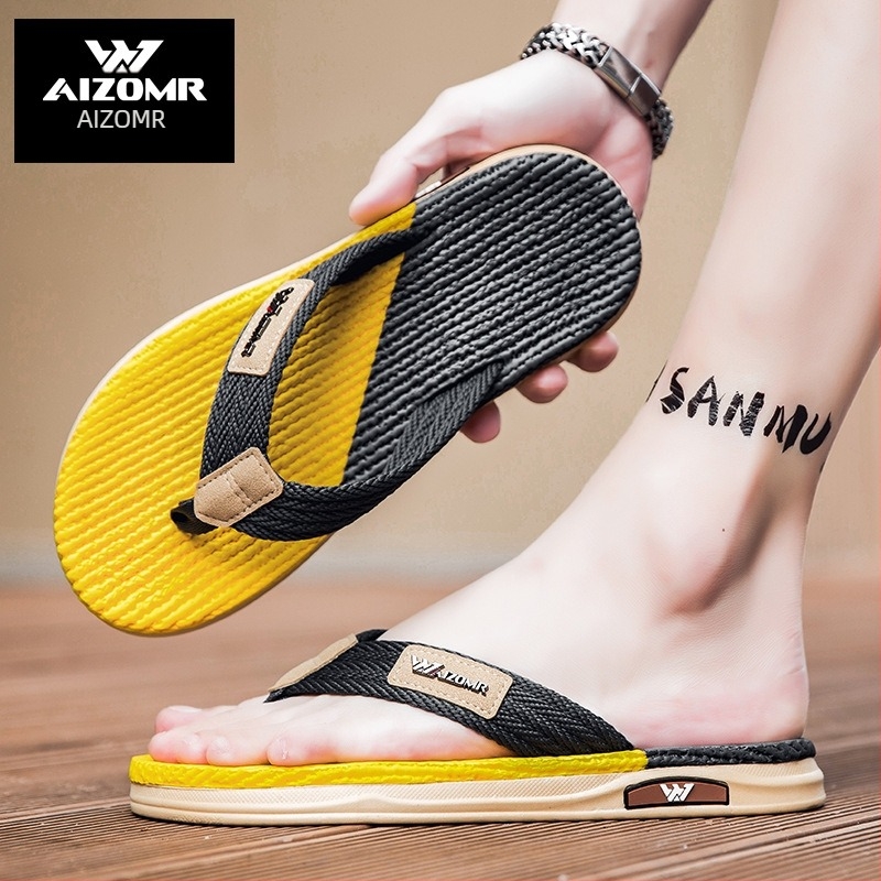 Aizomr muške flip-flop sandale za proljeće i ljeto, EVA pjena, visoka elastičnost, bez mirisa