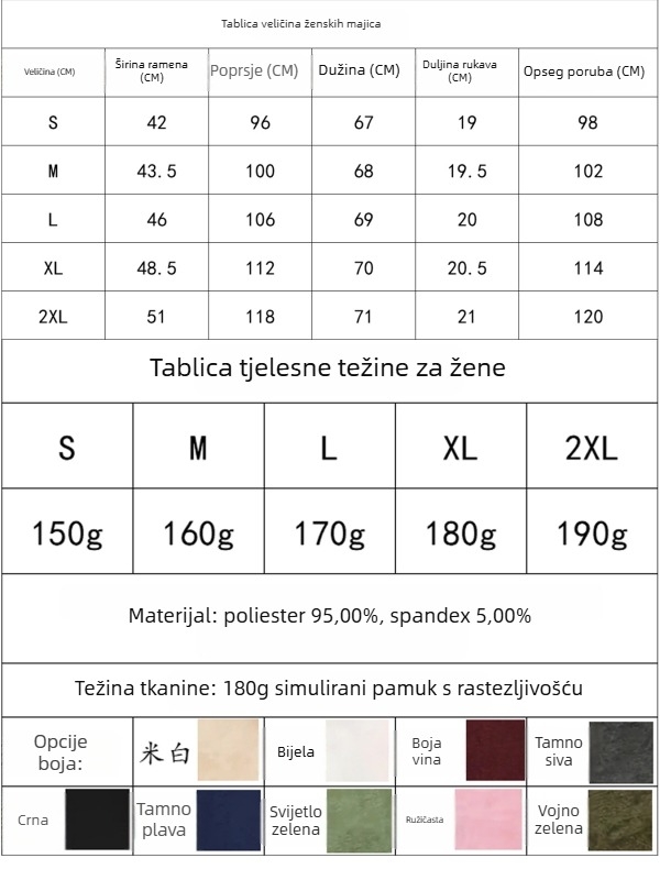 Ženski T-shirt s tiskom slova, okrugli izrez, kratki rukavi, zapadni gradski stil
