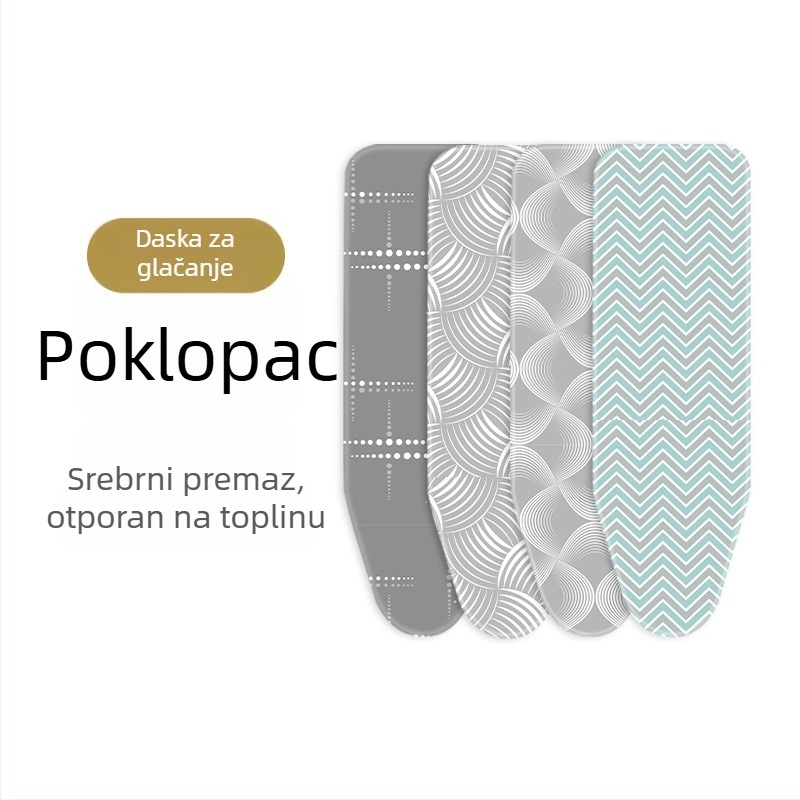 Pamučni pokrov za dasku za glačanje, otporan na visoke temperature, s otiskom, za hotelsku i kućnu upotrebu